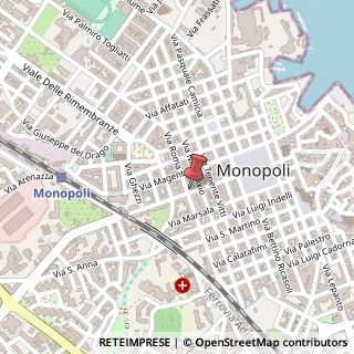 Mappa Via Umberto I, 37, 70043 Monopoli, Bari (Puglia)