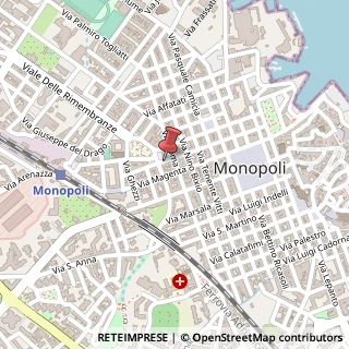 Mappa Via Fratelli Bandiera, 60, 70043 Monopoli, Bari (Puglia)