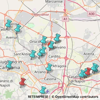 Mappa Via Pigna, 80020 Crispano NA, Italia (5.69889)