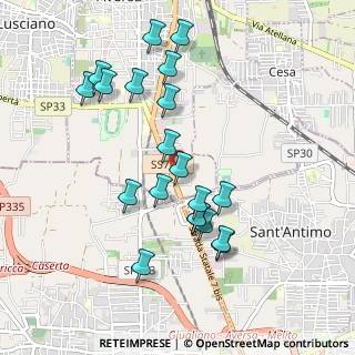 Mappa Via Antonio Gramsci, 81030 Aversa CE, Italia (1.0135)