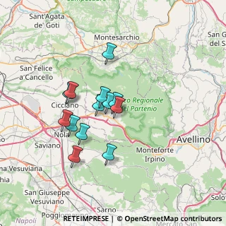 Mappa Via Giuseppe Verdi, 83021 Sperone AV, Italia (5.86077)