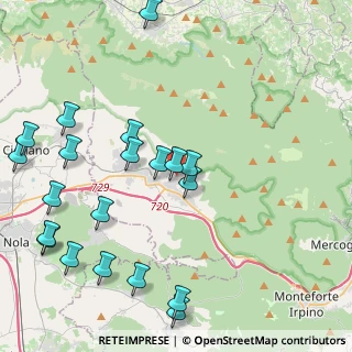 Mappa Via Giuseppe Verdi, 83021 Sperone AV, Italia (5.5795)