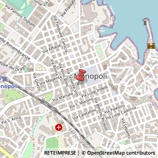 Mappa Via Cialdini,  12, 70043 Monopoli, Bari (Puglia)