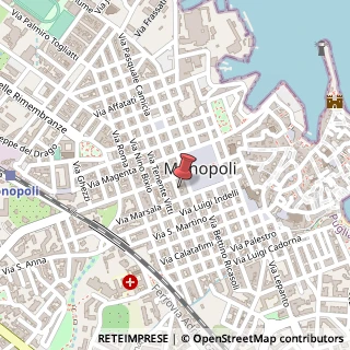 Mappa Via Cialdini, 17, 70043 Monopoli, Bari (Puglia)