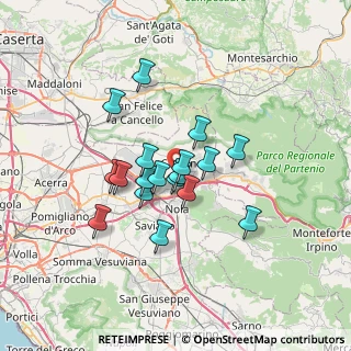 Mappa 80030 Camposano NA, Italia (5.50278)