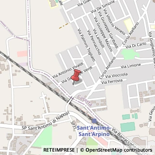 Mappa Via I. Pizzetti, 11, 81030 Sant'Arpino, Caserta (Campania)