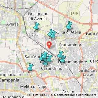 Mappa Via Wolfgang Amadeus Mozart, 81030 Sant'Arpino CE, Italia (1.73154)