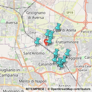 Mappa Via I. Pizzetti, 81030 Sant'Arpino CE, Italia (1.63)