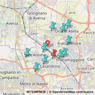 Mappa Via Wolfgang Amadeus Mozart, 81030 Sant'Arpino CE, Italia (1.83273)