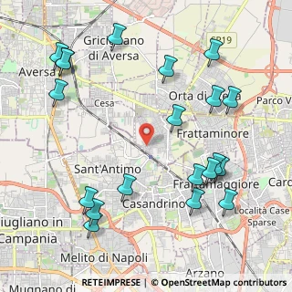 Mappa Via Wolfgang Amadeus Mozart, 81030 Sant'Arpino CE, Italia (2.7375)