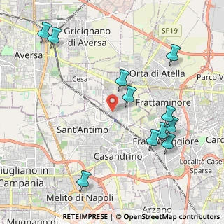 Mappa Via Wolfgang Amadeus Mozart, 81030 Sant'Arpino CE, Italia (2.53909)