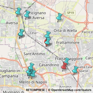Mappa Via I. Pizzetti, 81030 Sant'Arpino CE, Italia (2.84429)