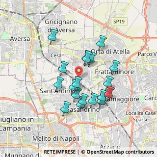 Mappa Via Wolfgang Amadeus Mozart, 81030 Sant'Arpino CE, Italia (1.64842)
