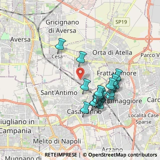 Mappa Via Wolfgang Amadeus Mozart, 81030 Sant'Arpino CE, Italia (1.7975)