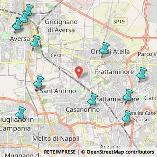 Mappa Via I. Pizzetti, 81030 Sant'Arpino CE, Italia (3.49385)