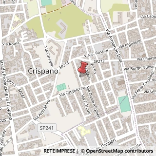 Mappa Via Leonardo da Vinci, 19 A, 80020 Crispano, Napoli (Campania)