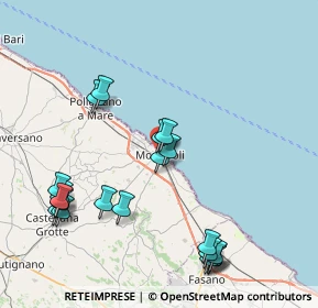 Mappa Via T, 70043 Monopoli BA, Italia (9.792)