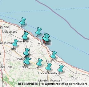 Mappa Via T, 70043 Monopoli BA, Italia (14.74556)