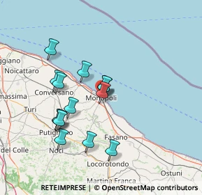 Mappa Via T, 70043 Monopoli BA, Italia (13.97643)