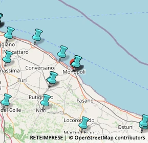 Mappa Via T, 70043 Monopoli BA, Italia (25.91)