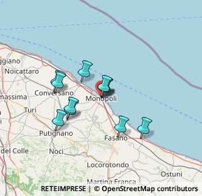 Mappa Via T, 70043 Monopoli BA, Italia (10.72909)