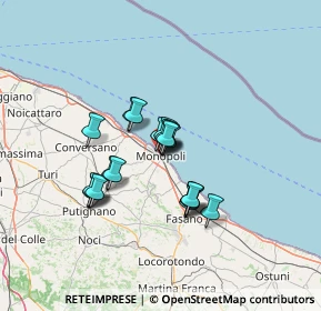 Mappa Via T, 70043 Monopoli BA, Italia (10.4475)