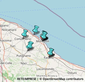 Mappa Via T, 70043 Monopoli BA, Italia (8.016)