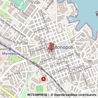Mappa Via Umberto I, 34, 70043 Monopoli, Bari (Puglia)