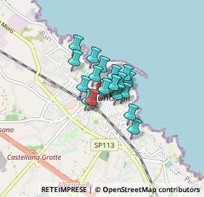 Mappa Via T, 70043 Monopoli BA, Italia (0.451)