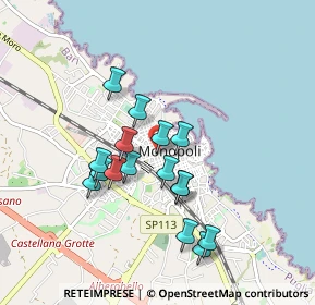 Mappa Via T, 70043 Monopoli BA, Italia (0.82)