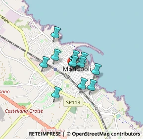 Mappa Via T, 70043 Monopoli BA, Italia (0.51)