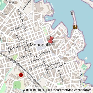 Mappa Via San Vincenzo, 12, 70043 Monopoli, Bari (Puglia)