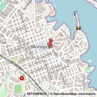 Mappa Piazza Vittorio Emanuele II, 60, 70043 Monopoli, Bari (Puglia)