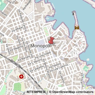 Mappa Via San Vincenzo, 12, 70043 Monopoli, Bari (Puglia)