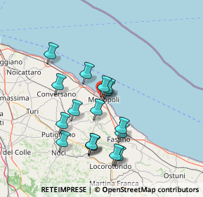 Mappa Via Giuseppe Chiantera, 70043 Monopoli BA, Italia (14.20647)