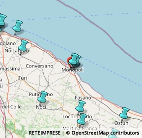 Mappa Via Giuseppe Chiantera, 70043 Monopoli BA, Italia (28.2295)