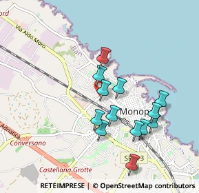 Mappa Via Giuseppe Chiantera, 70043 Monopoli BA, Italia (0.89462)