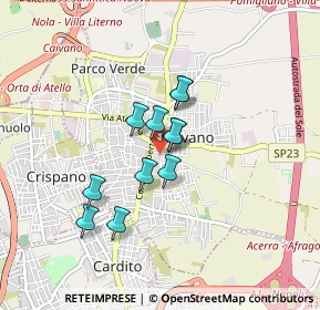 Mappa Via Alcide de Gasperi, 80023 Caivano NA, Italia (0.64455)
