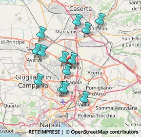 Mappa Via Alcide de Gasperi, 80023 Caivano NA, Italia (7.15231)