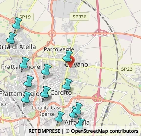 Mappa Via Alcide de Gasperi, 80023 Caivano NA, Italia (2.83357)