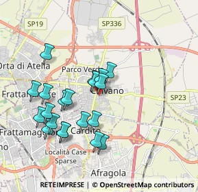 Mappa Via Alcide de Gasperi, 80023 Caivano NA, Italia (1.875)