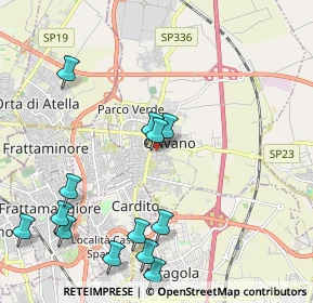 Mappa Via Alcide de Gasperi, 80023 Caivano NA, Italia (2.60923)