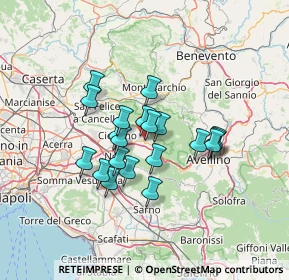 Mappa Via Giuseppe Lippiello, 83022 Baiano AV, Italia (10.9605)
