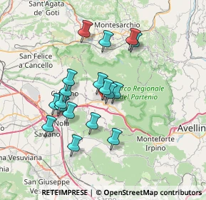 Mappa Via Giuseppe Lippiello, 83022 Baiano AV, Italia (6.63778)