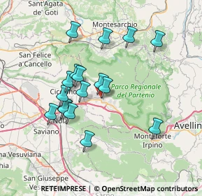 Mappa Via Giuseppe Lippiello, 83022 Baiano AV, Italia (6.96471)