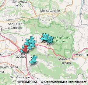 Mappa Via Giuseppe Lippiello, 83022 Baiano AV, Italia (5.78917)