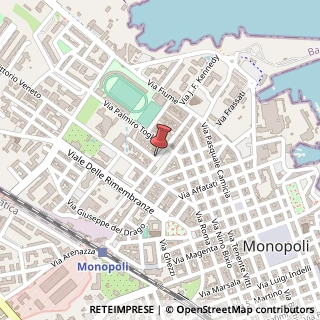 Mappa Via Martiri XVI Marzo 1978, 34A, 70043 Monopoli, Bari (Puglia)