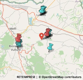 Mappa SP10 Contrada Vignali San Felice, 85029 Venosa PZ, Italia (7.081)