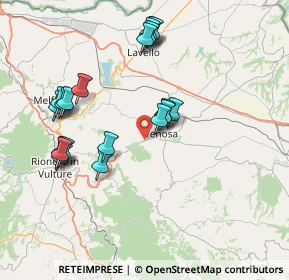 Mappa SP10 Contrada Vignali San Felice, 85029 Venosa PZ, Italia (8.2685)