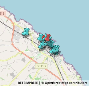 Mappa Via Cesare Battisti, 70043 Monopoli BA, Italia (0.98882)